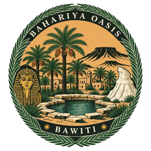 Bahariya Oasis travel stamp