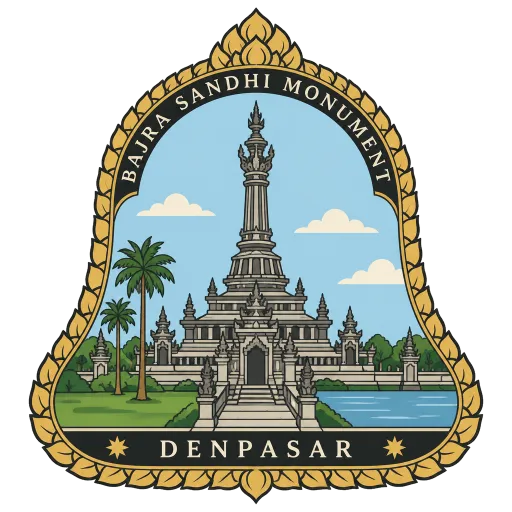 Bajra Sandhi Monument travel stamp