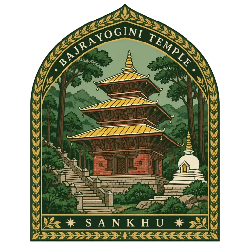 Bajrayogini Temple travel stamp