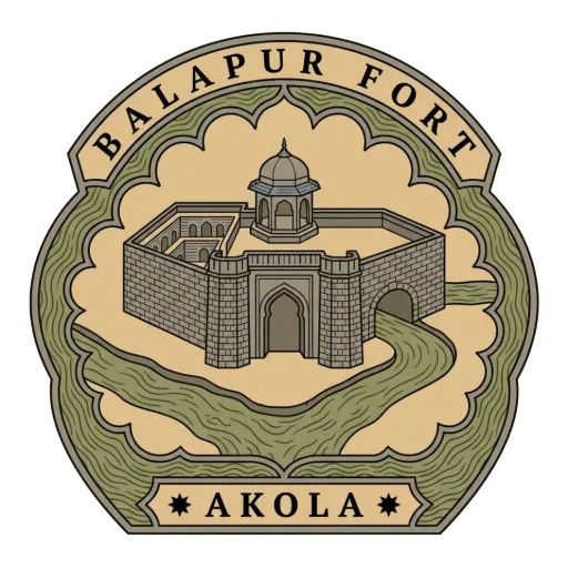 Balapur Fort travel stamp