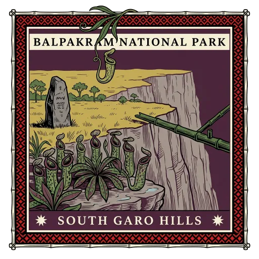 Balpakram National Park travel stamp