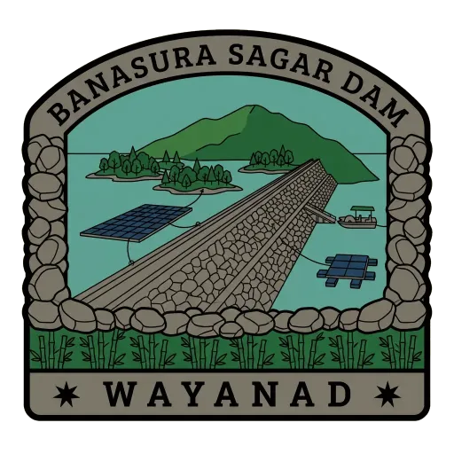 Banasura Sagar Dam travel stamp