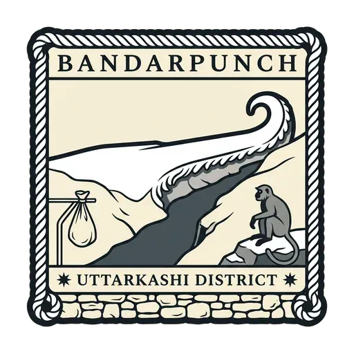 Bandarpunch travel stamp