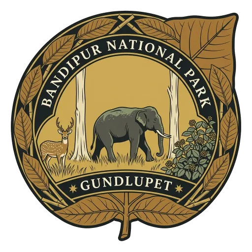 Bandipur National Park travel stamp
