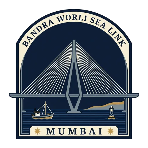Bandra Worli Sea Link travel stamp