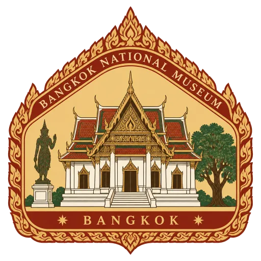 Bangkok National Museum travel stamp