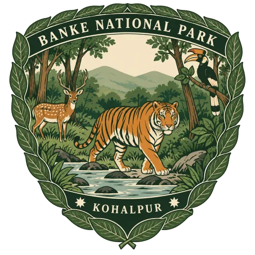 Banke National Park travel stamp