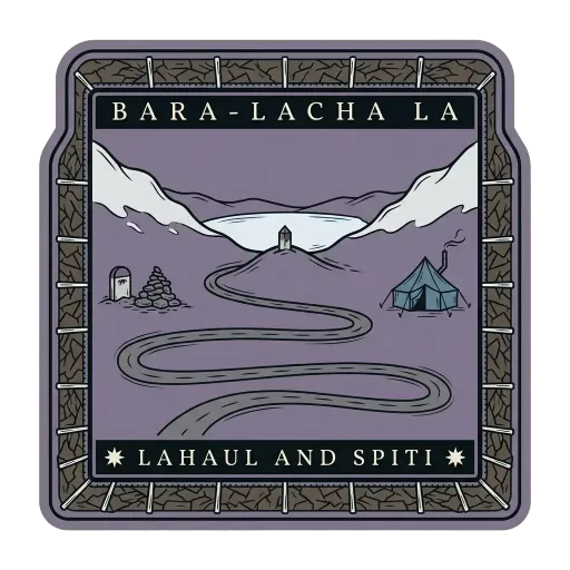Bara-lacha la travel stamp