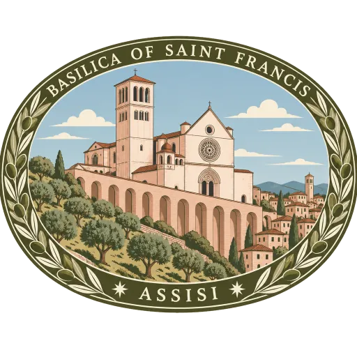 Basilica of Saint Francis of Assisi travel stamp
