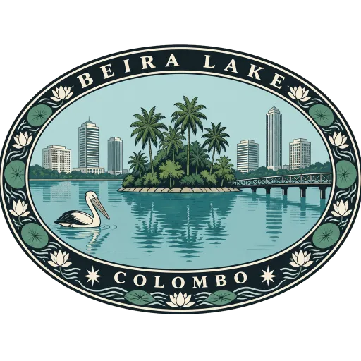 Beira Lake travel stamp