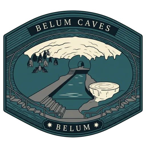 Belum Caves travel stamp