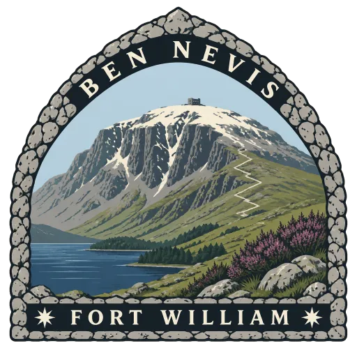 Ben Nevis travel stamp