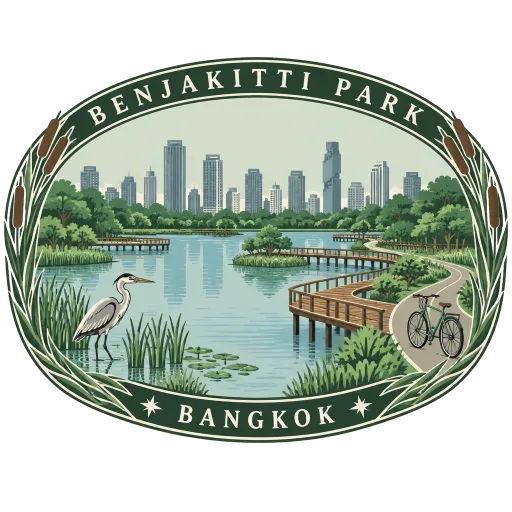 Benjakitti Park travel stamp