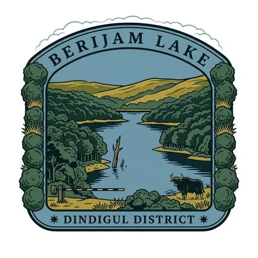 Berijam Lake travel stamp
