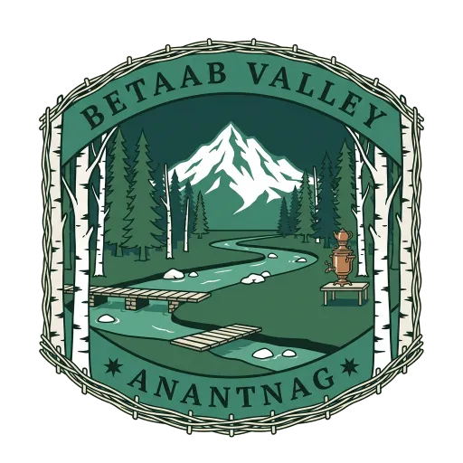 Betaab Valley travel stamp