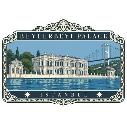 Beylerbeyi Palace travel stamp