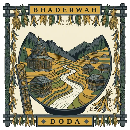 Bhaderwah travel stamp
