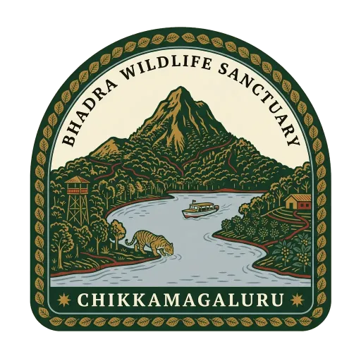 Bhadra Wildlife Sanctuary travel stamp