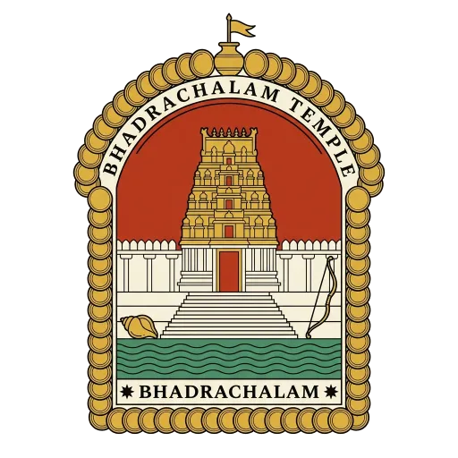 Bhadrachalam Temple travel stamp