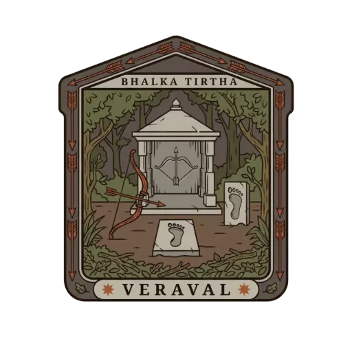 Bhalka Tirtha travel stamp