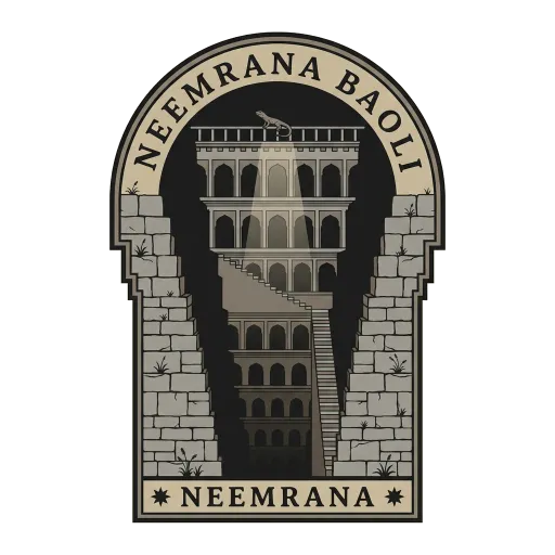 Neemrana Baoli travel stamp