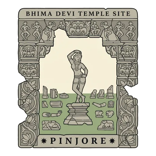 Bhima Devi Temple Site travel stamp
