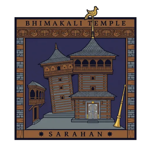 Bhimakali Temple travel stamp