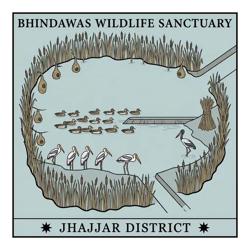 Bhindawas Wildlife Sanctuary travel stamp