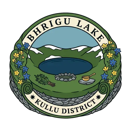 Bhrigu Lake travel stamp