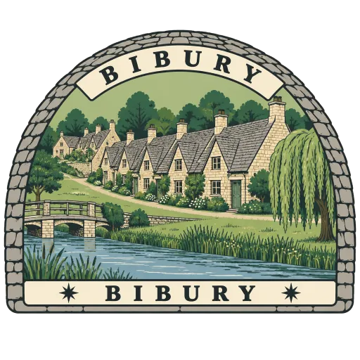 Bibury travel stamp