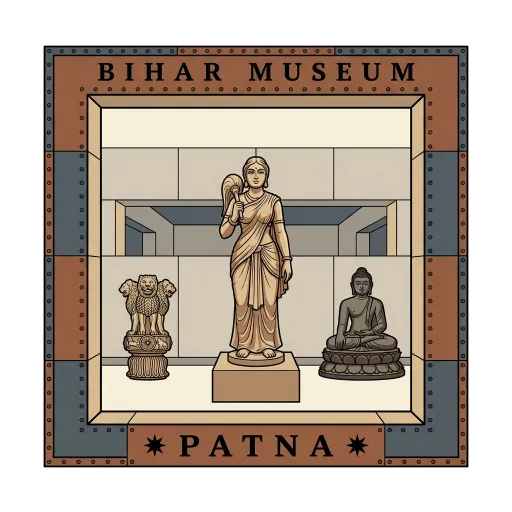 Bihar Museum travel stamp