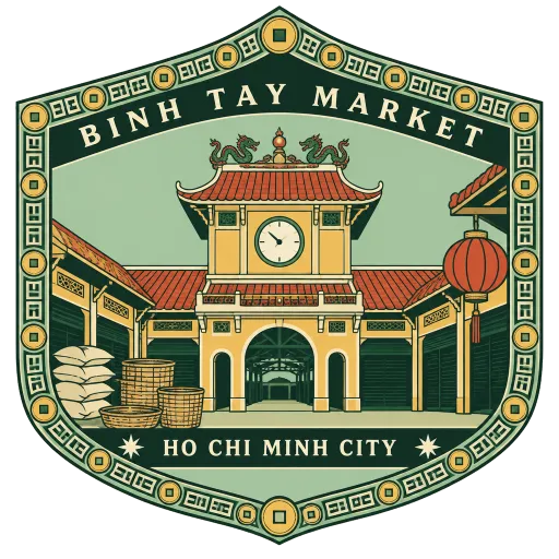 Binh Tay Market travel stamp