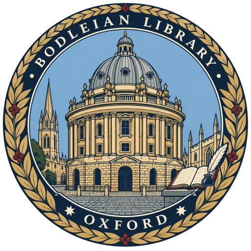 Bodleian Library travel stamp