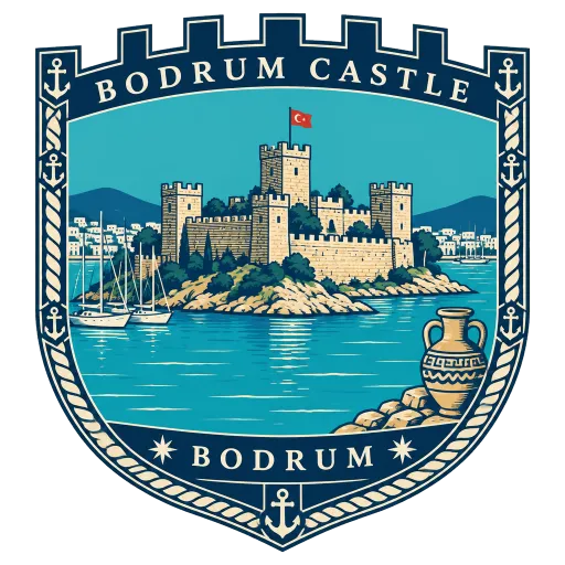 Bodrum Castle travel stamp