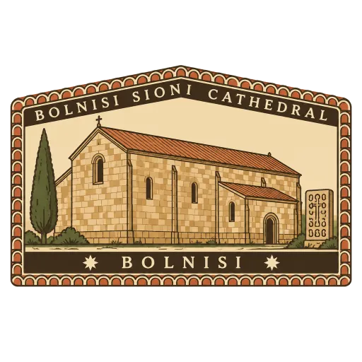 Bolnisi Sioni Cathedral travel stamp
