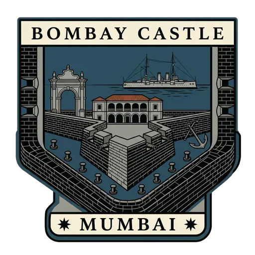 Bombay Castle travel stamp