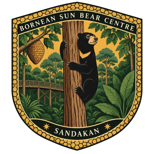 Bornean Sun Bear Conservation Centre travel stamp