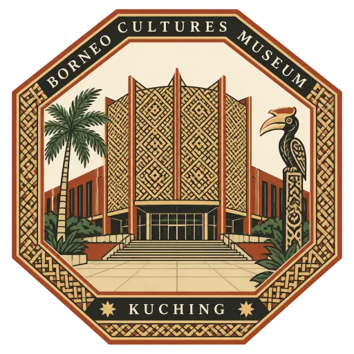 Borneo Cultures Museum travel stamp