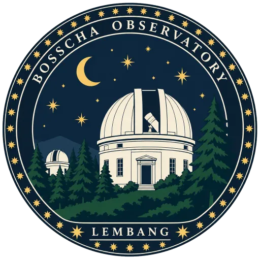 Bosscha Observatory travel stamp