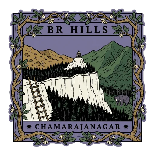 BR Hills travel stamp