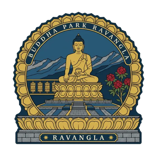 Buddha Park Ravangla travel stamp