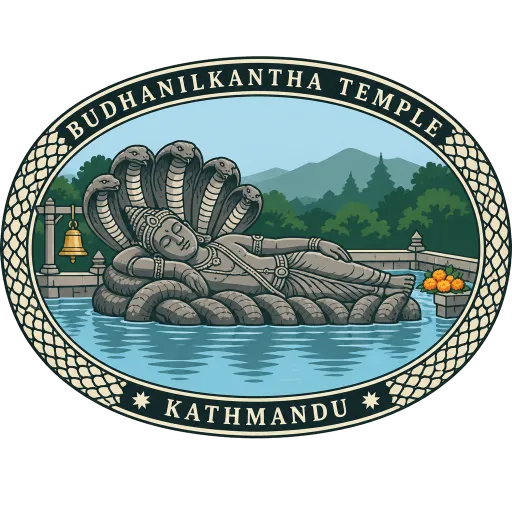 Budhanilkantha Temple travel stamp
