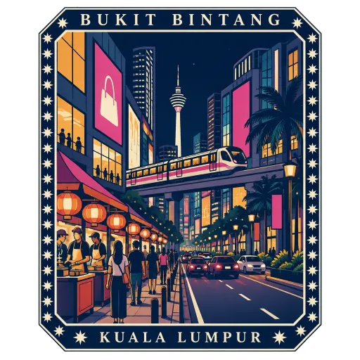 Bukit Bintang travel stamp