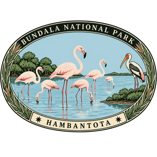 Bundala National Park travel stamp