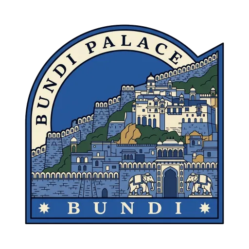 Bundi Palace travel stamp
