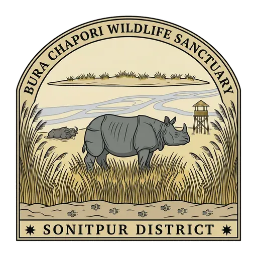 Bura Chapori Wildlife Sanctuary travel stamp