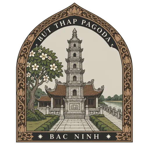 But Thap Pagoda travel stamp