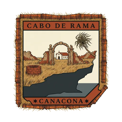 Cabo de Rama travel stamp