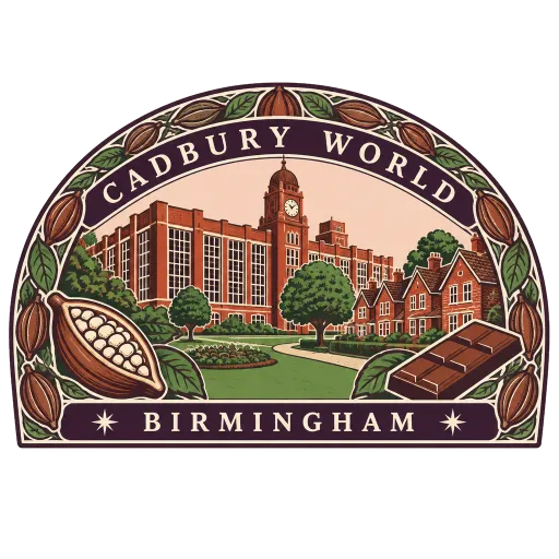 Cadbury World travel stamp
