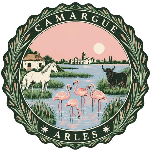 Camargue travel stamp
